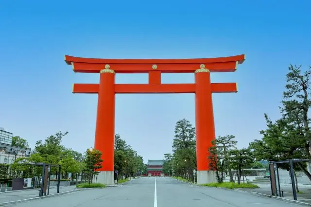 The huge Otorii gate is a great photo spot.