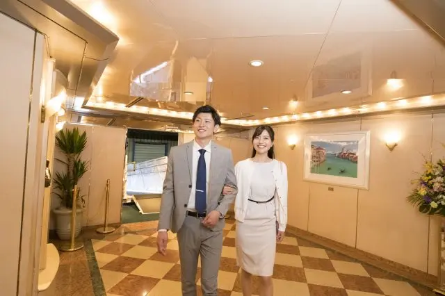 Elegant space like a scene from a movie