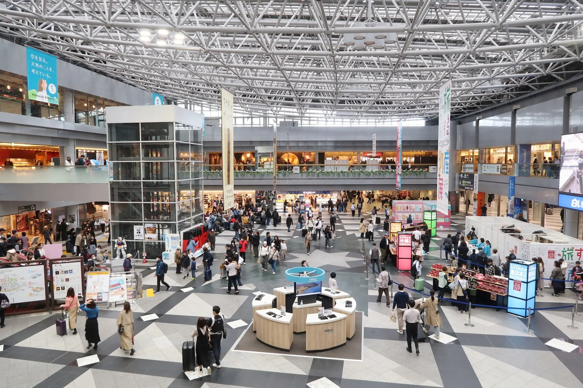 新千歳空港はショッピングスポットとしても活用したい
