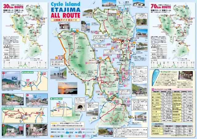 Cycling maps with useful information are a must-have for cyclists
