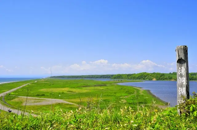 Lake Yudo, where you can enjoy magnificent natural scenery
