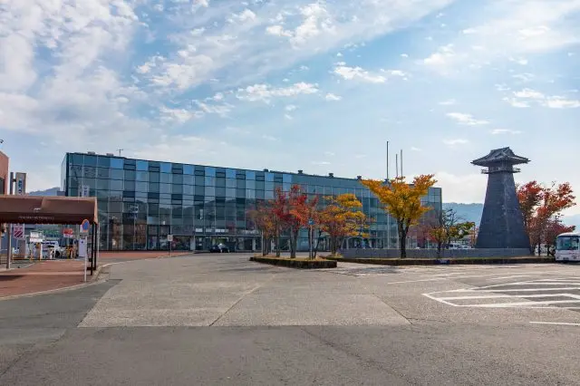 Nishi-Maizuru Station, the starting point of the trip