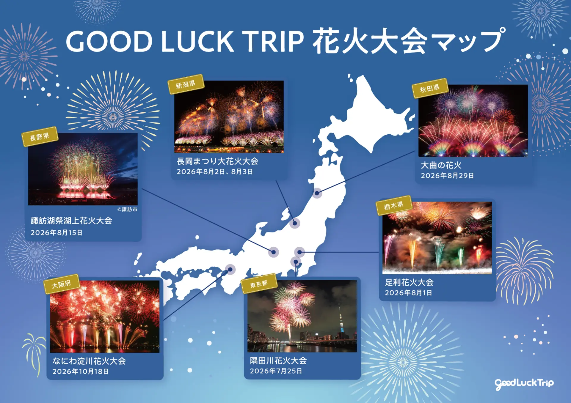 2026日本花火大会マップ