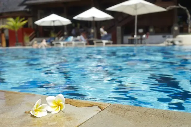 General image of the pool you may find at a hotel or resort.