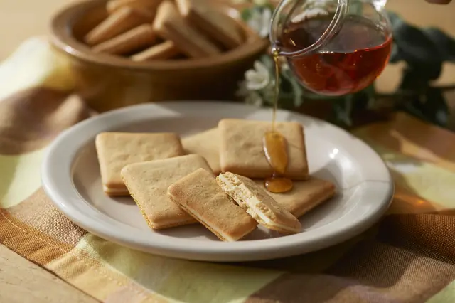 楓糖奶油餅乾的濃郁楓糖香氣和爽脆口感，讓人難以抗拒