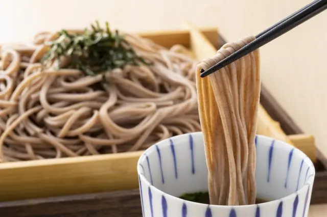 Soba, a long-time favorite since the Edo period