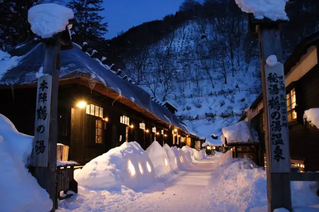 為欣賞雪景特地在冬季造訪的旅客甚多