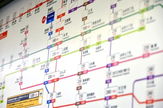 大阪には数多くの鉄道会社と路線がある
