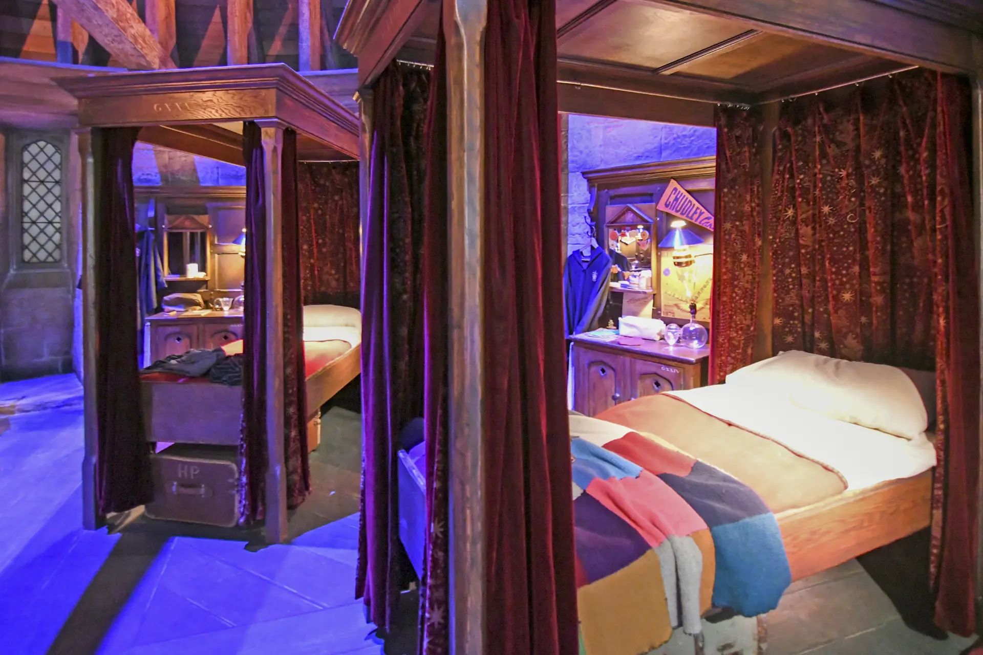 Harry’s room, made cute and compact like an attic.