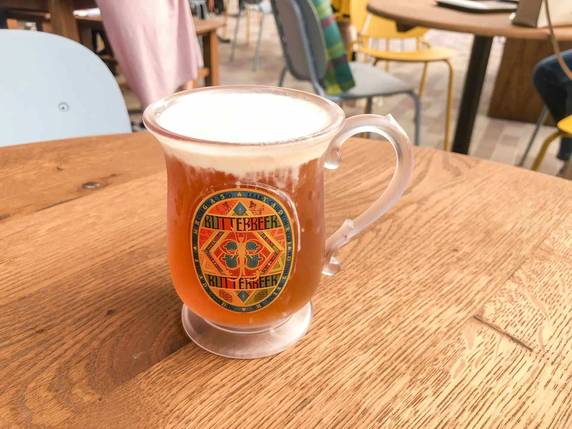 Butterbeer mugs you can wash and take home after