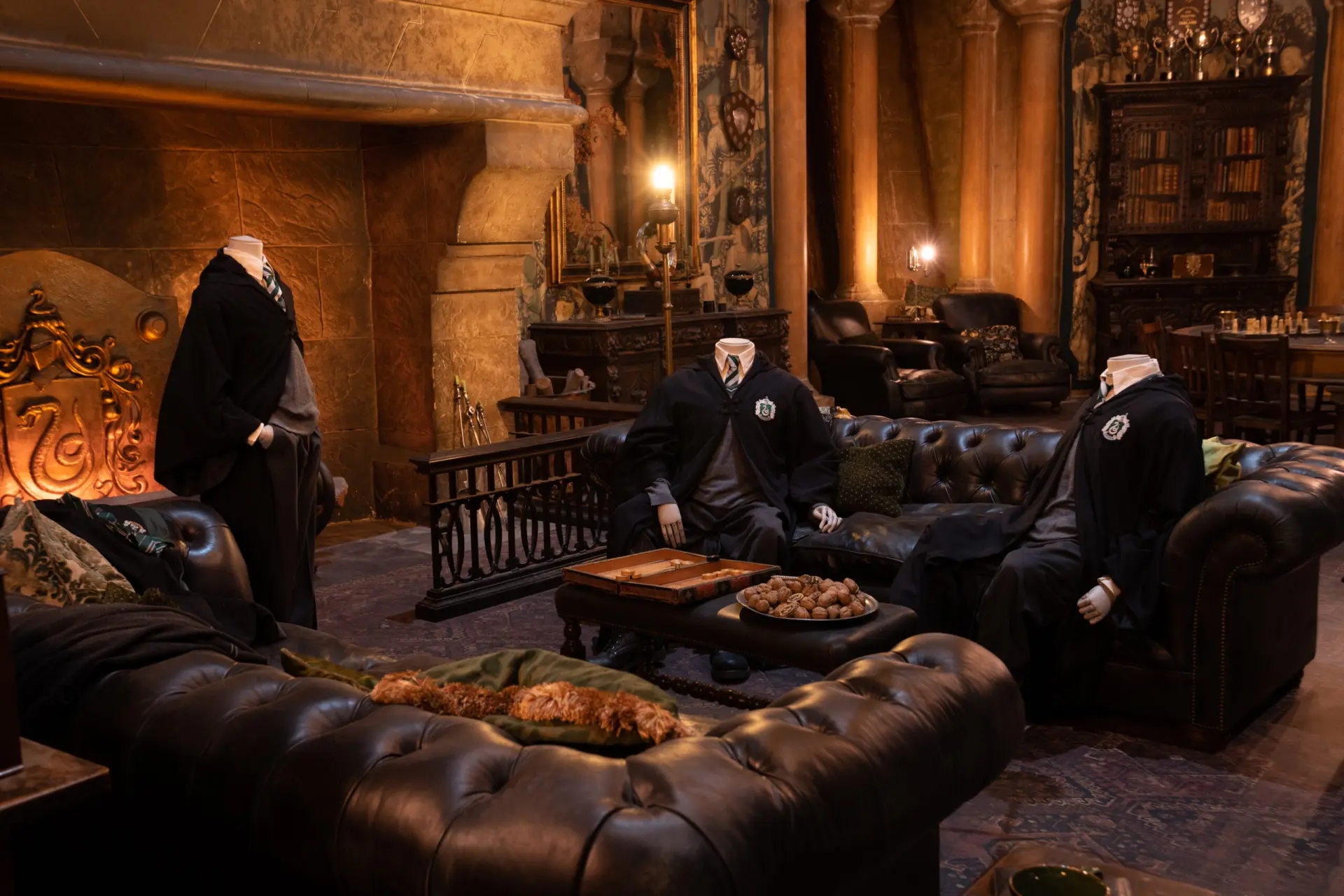 Countless exhibits of costumes and props from the movies