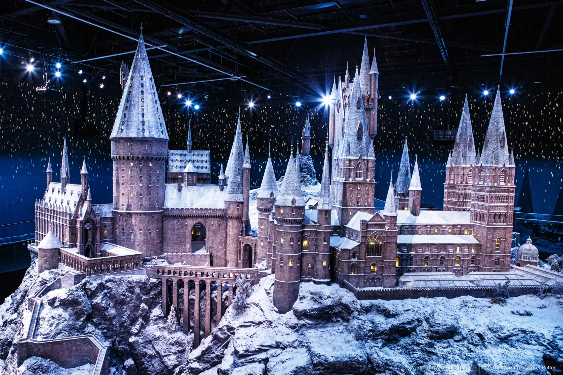 Hogwarts model castle shrouded in mystique