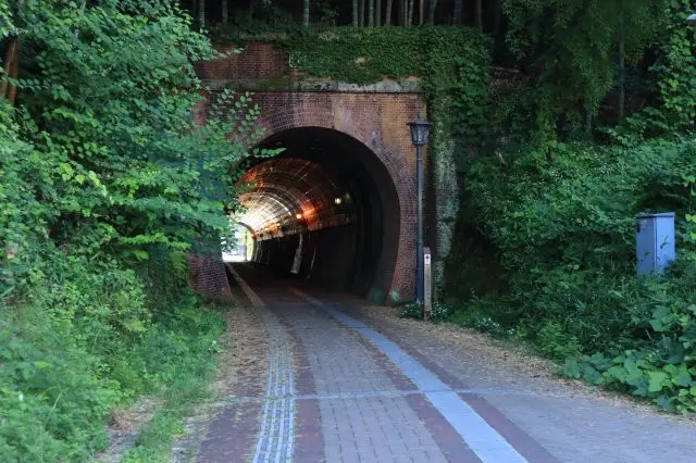 The Kitasui Tunnel, a nationally registered tangible cultural property.