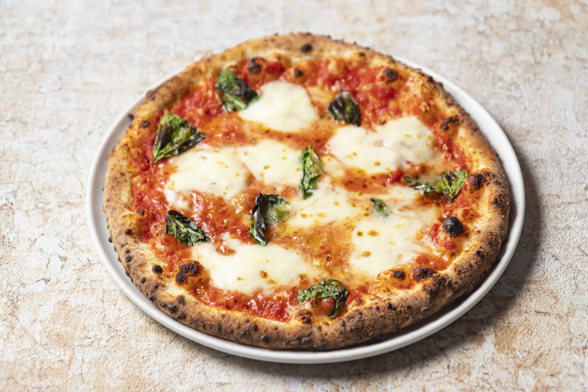 植物園の緑と陽光に包まれた気持ちの良い空間で、本格ナポリピッツァを味わう