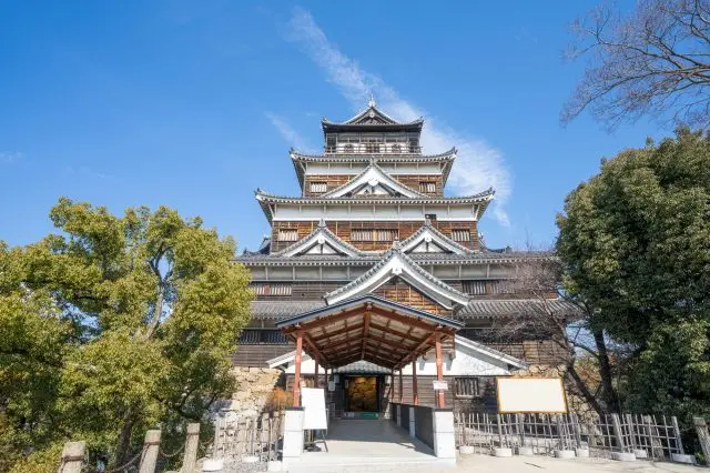 廣島城的象徵「天守閣」