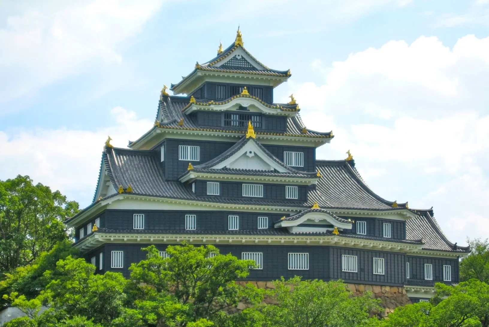 日本100名城にも選ばれた漆黒の城