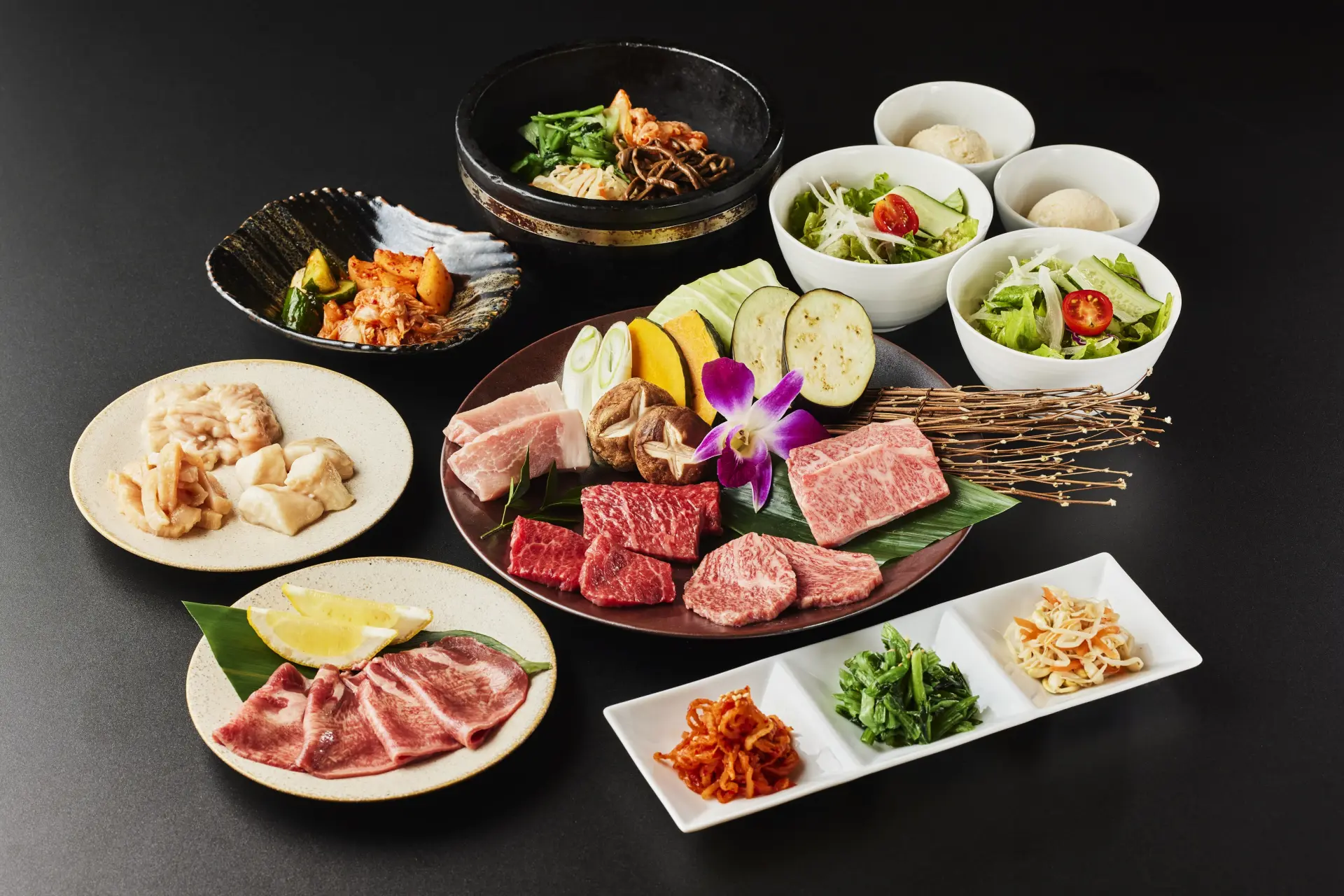 赤身と霜降りが絶妙な「長崎和牛」を中心とした焼肉店