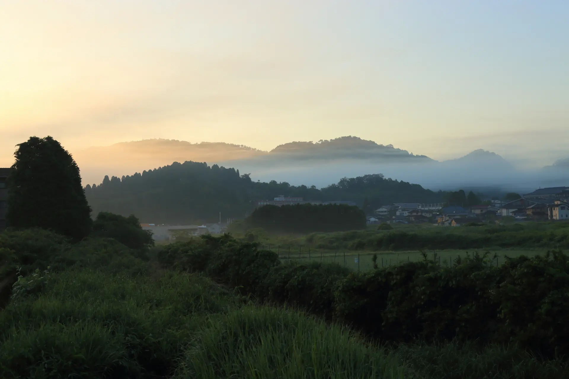 信樂町(近江綠色公路)的清晨