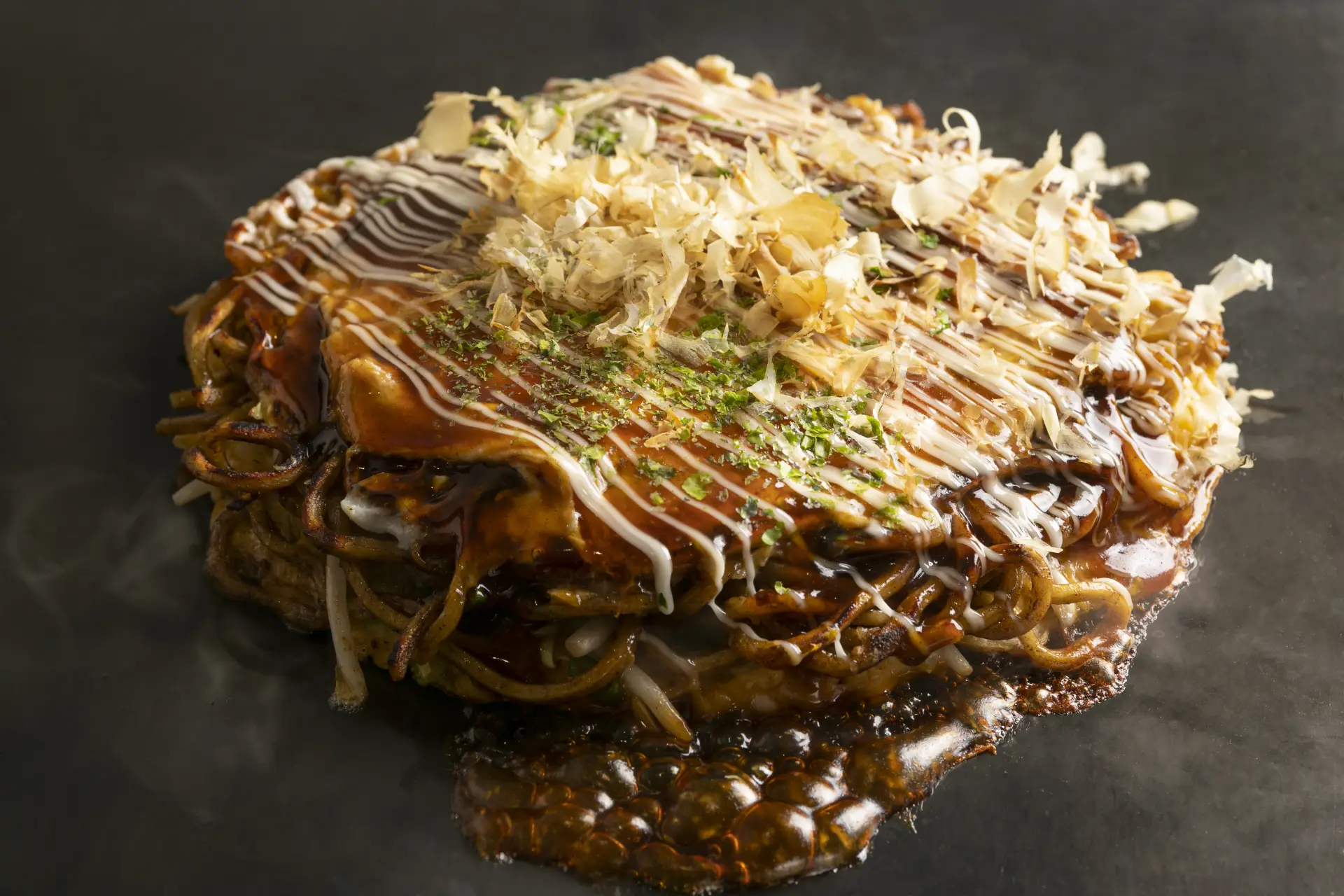 北九州ならではの焼うどんとお好み焼きを満喫