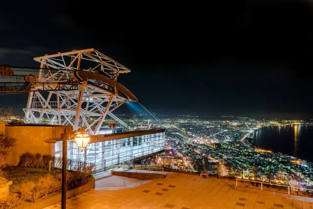 從纜車看到的夜景也不容錯過