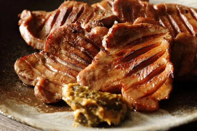 Grilled Beef Tongue, with endless flavor possibilities depending on where you try it.