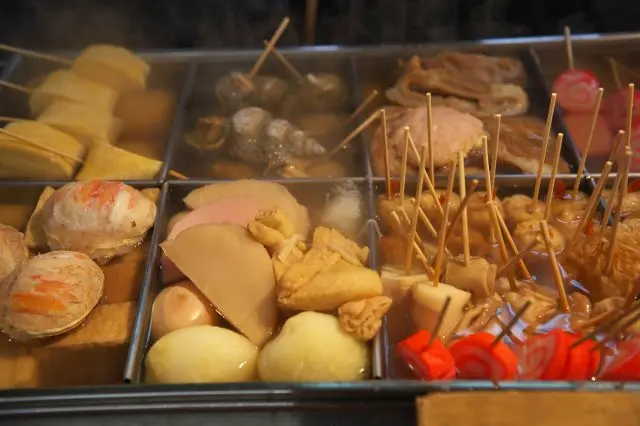 Kanazawa Oden, a local dish brimming with heaps of different ingredients.