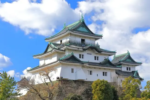 以純白天守閣為中心的美麗景觀是和歌山城的魅力之一