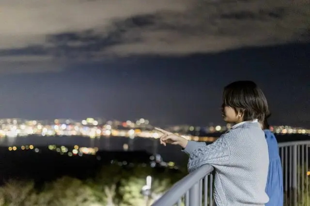 能以360度環視「櫻島」絕景的觀景台