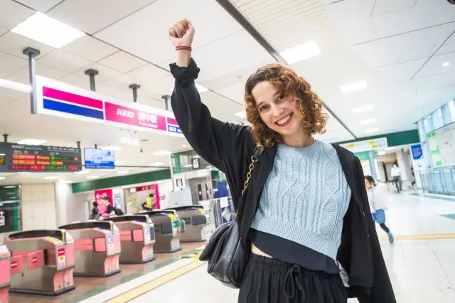 Set out from the South Exit of Keio Line Fuchu Station and head to the tour’s meet-up spot!