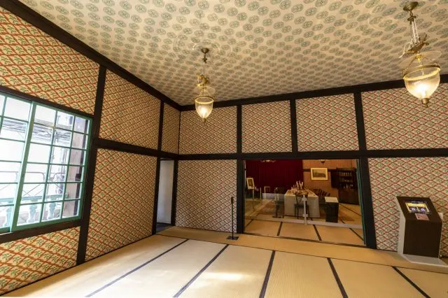 出島にきた記念写真を撮影するのにピッタリだ