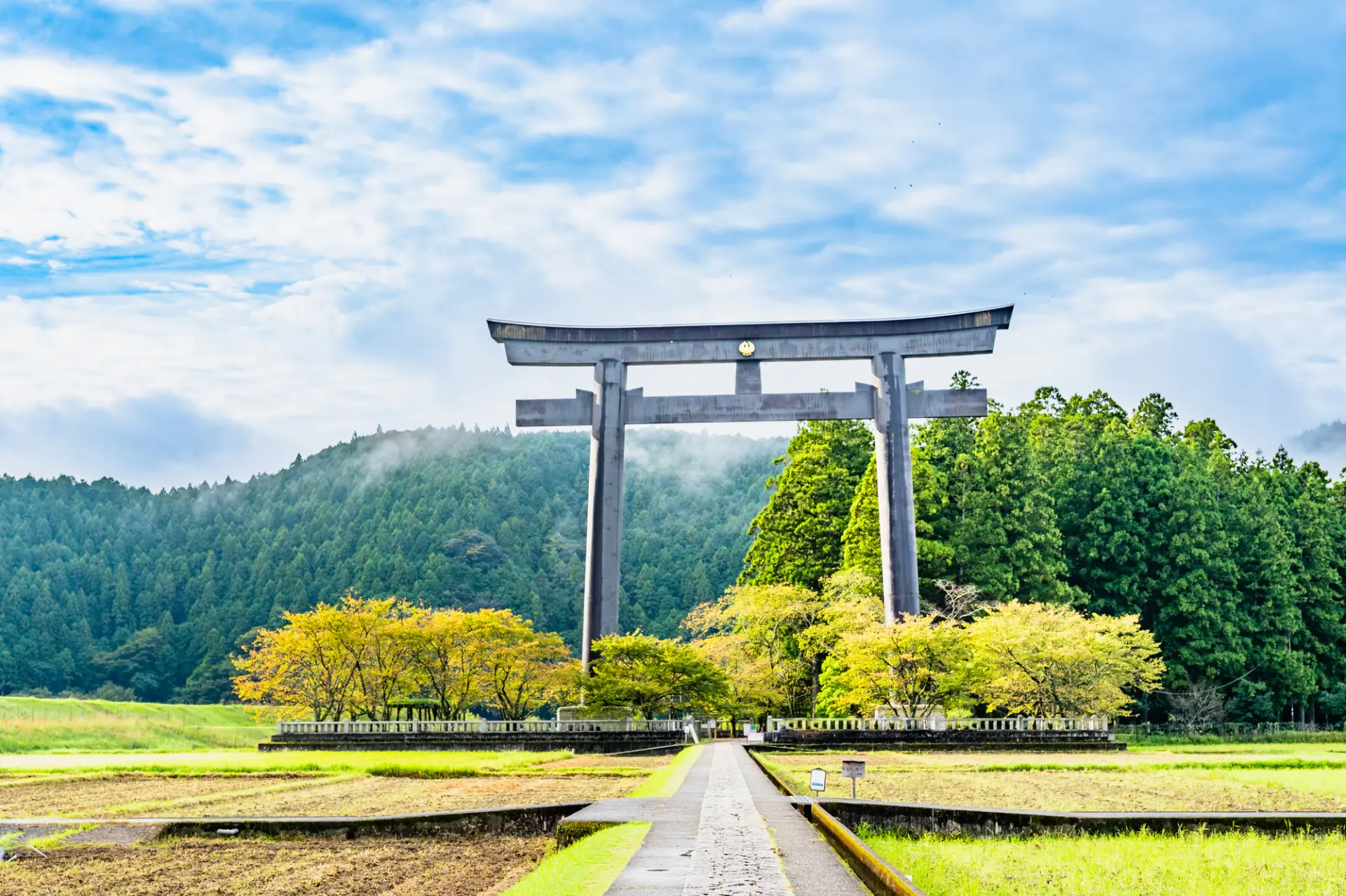 Oyunohara, the former site of Kumano Hongu Taisha