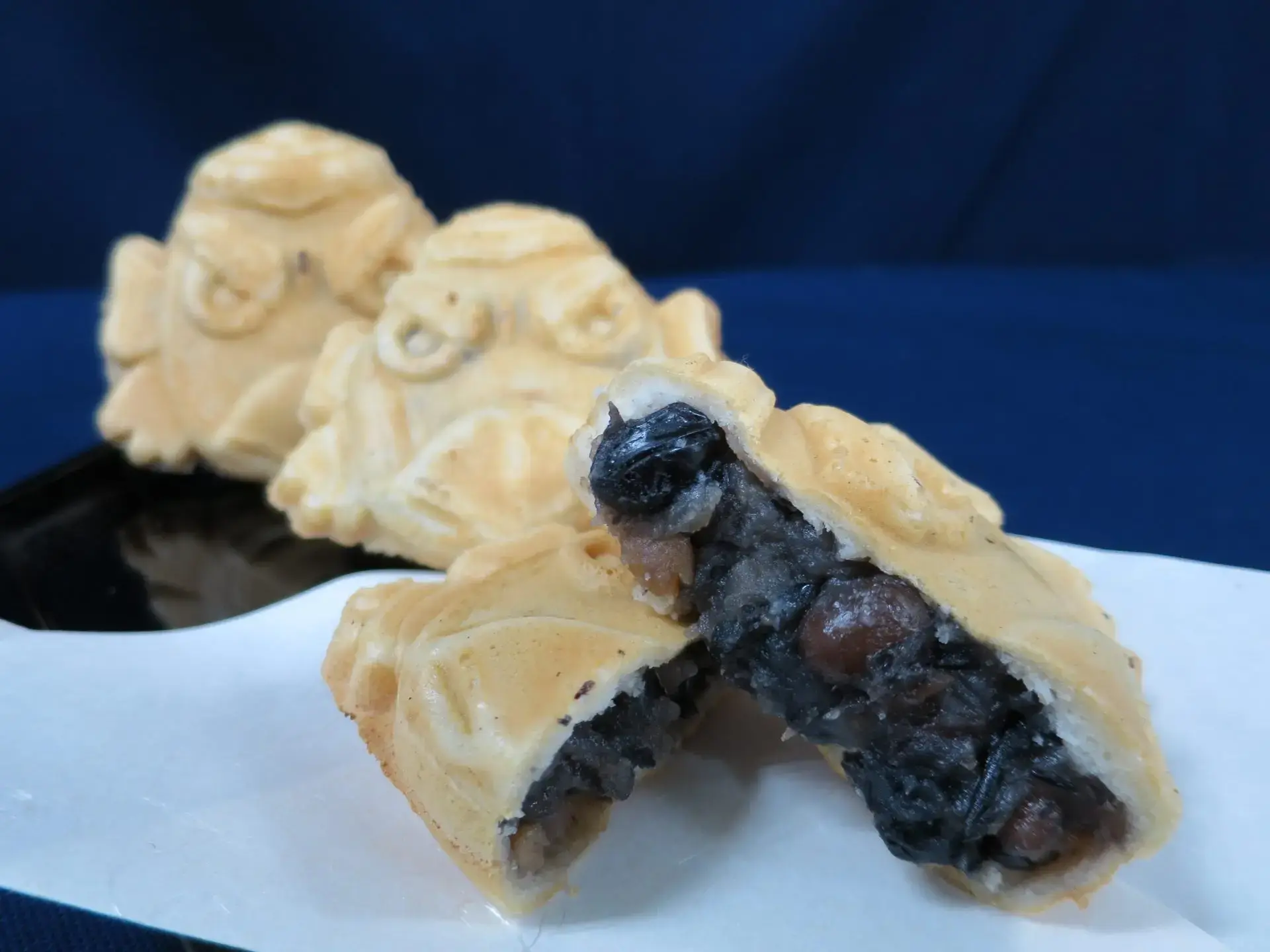 來到高尾山必吃，天狗造型的可愛甜點