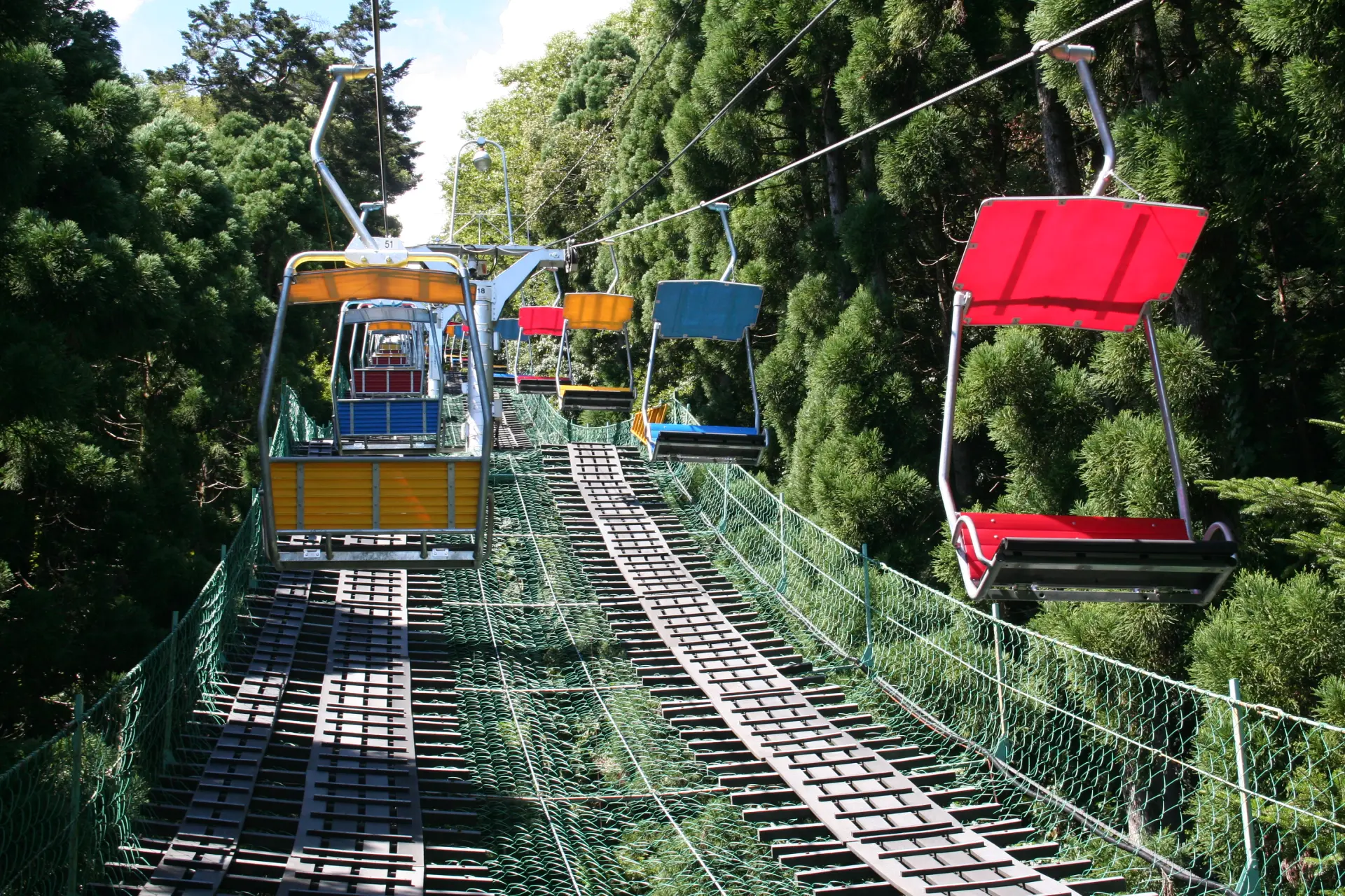 高尾山に吹く風を感じながら空中散歩