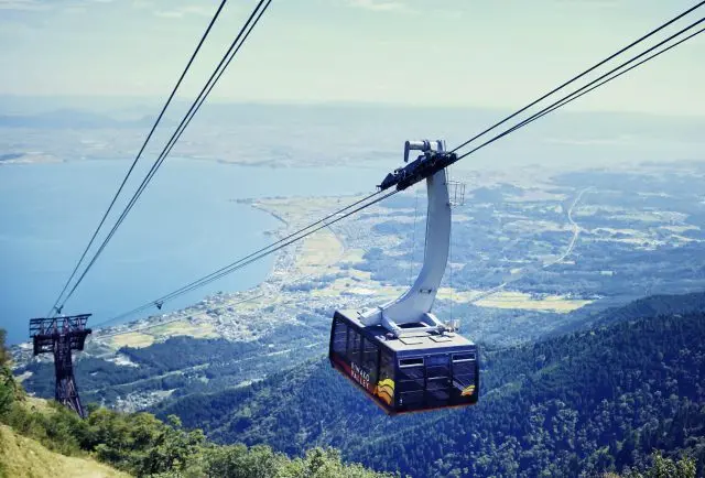 The view from the ropeway is simply spectacular!