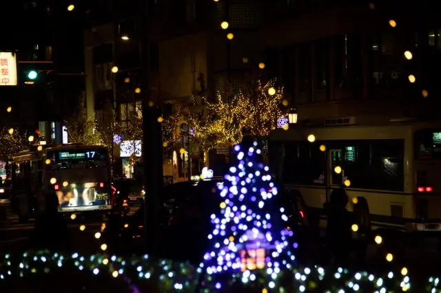 様々なイルミネーションを交通の拠点で楽しめる