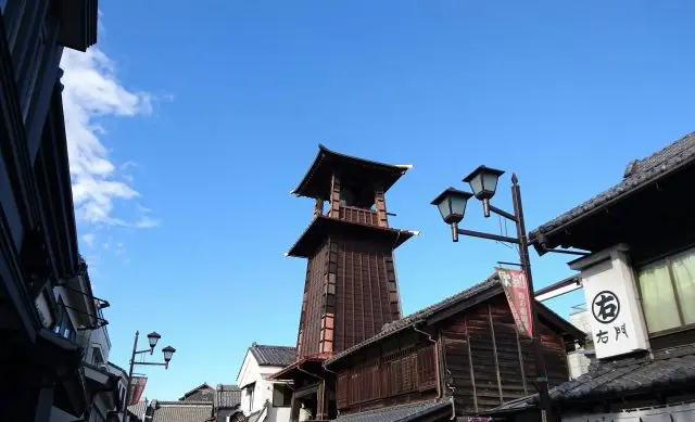 A landmark of Koedo Kawagoe that tells the time