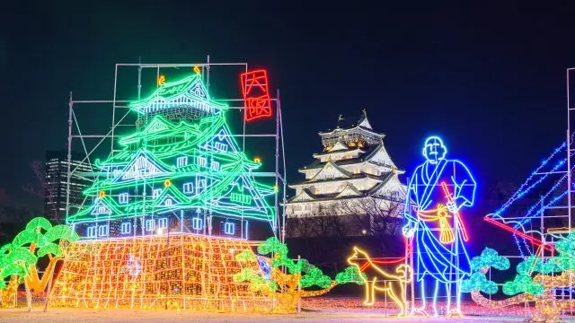 大阪のイルミネーションイベント9選！幻想的な空間と大阪らしさを楽しもう