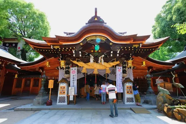 “Okushida-san,” the guardian shrine of Hakata, where the Hakata Gion Yamakasa festival is held