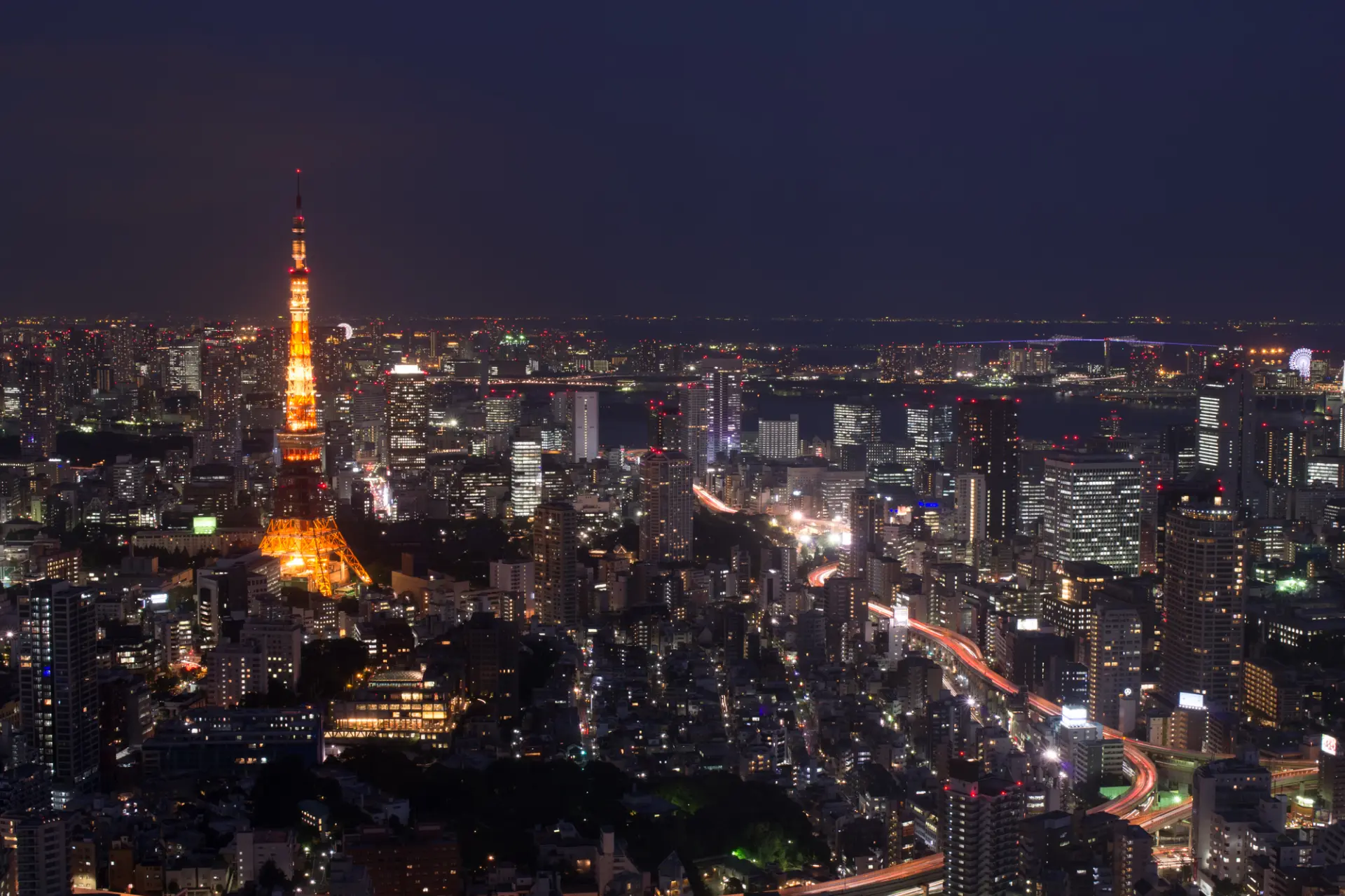 東京シティービューから望む夜景