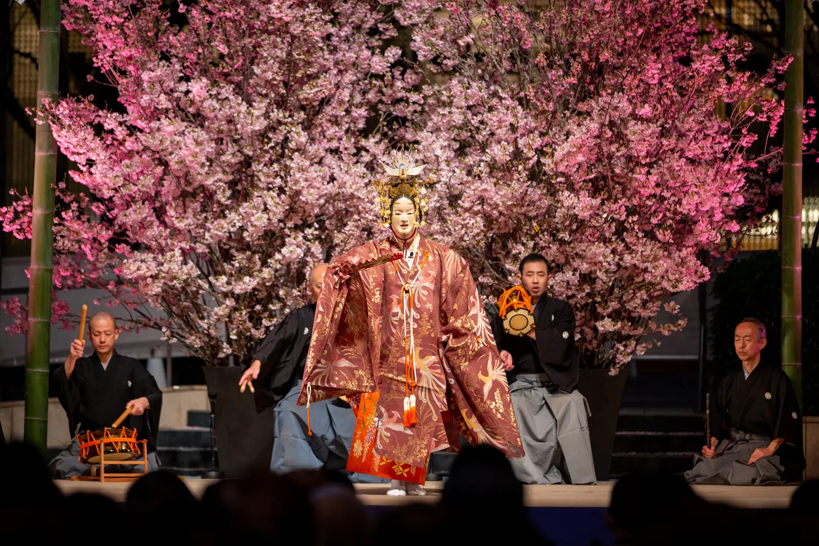 2025年のイベントで行われた「-京都薪能2025- スペシャルプレ公演」