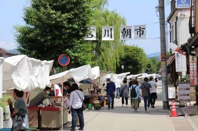 飛驒高山最熱鬧的早市，可邂逅知名特產並與在地人交流