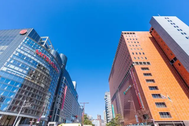 Tenjin’s streets lined with all kinds of shopping complexes