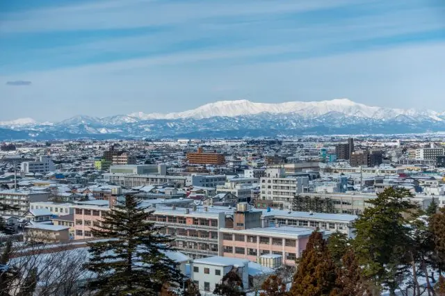 會津若松的街市景觀