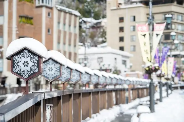 運氣好的話，還能享受雪見風呂