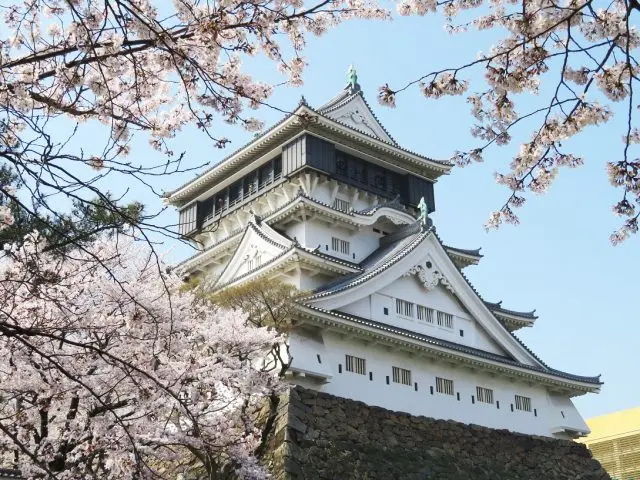 JR小仓车站的步行范围内。福冈县唯一拥有天守阁的城堡，同时以赏樱景点而知名