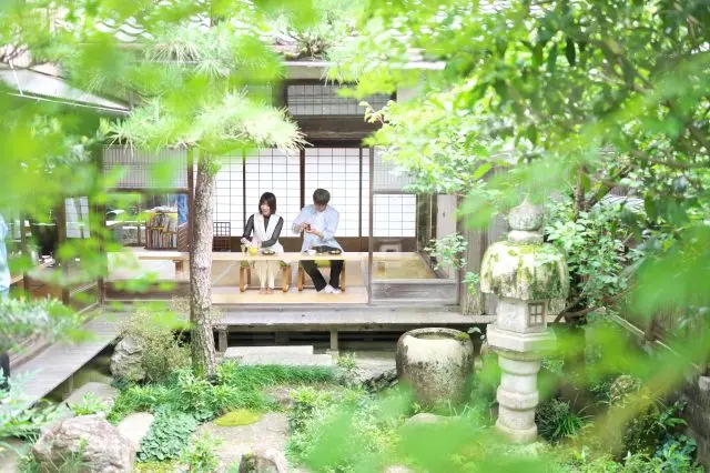 Shop is set in a revamped merchant house from the late Meiji era, offering a glimpse of traditional Japanese living.