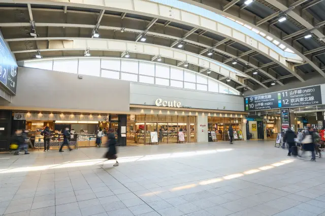 ”楽しいことがキュ〜と詰まっている駅”をコンセプトにしたエキュート