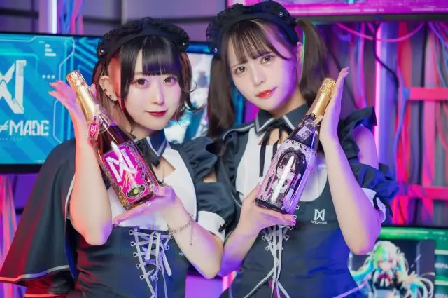 The bar style offers the enjoyment of both alcohol and communication with maids.