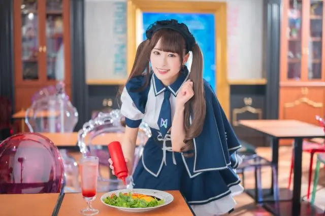 A modern-style maid cafe allows you to immerse yourself in a distinct world and enjoy classic maid cafe services.