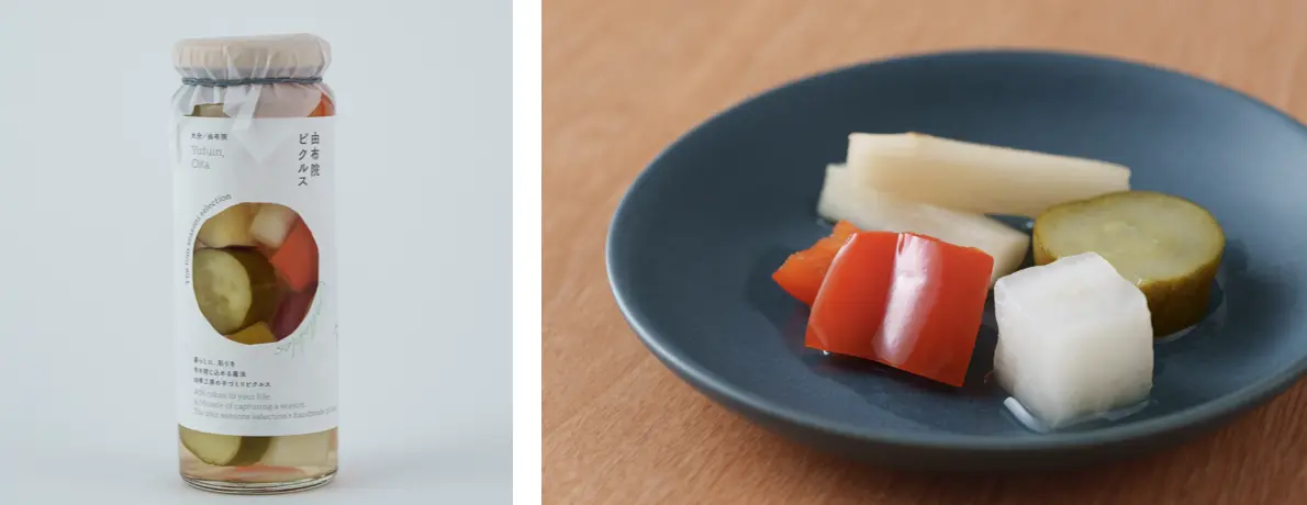 旬の食材の美味しさと食感を楽しめる手作りのピクルス